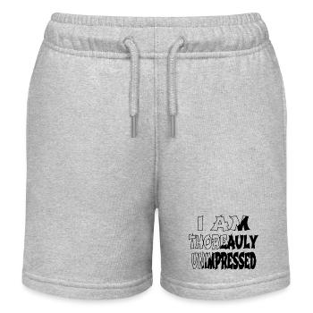 author interviews quote bookish quotes gift - Kinder Organic Joggingshorts Mini Bolter von Stanley/Stella - Grau meliert - Vorne