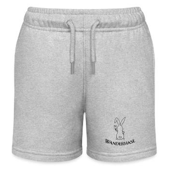 Wanderhase - Kinder Organic Joggingshorts Mini Bolter von Stanley/Stella - Grau meliert - Vorne