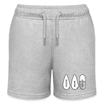 Anxiolytikum - Kinder Organic Joggingshorts Mini Bolter von Stanley/Stella - Grau meliert - Vorne