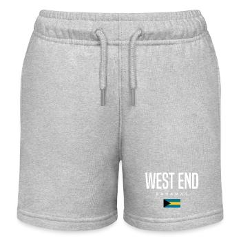 West End Bahamas - Kids Organic Sweat Shorts by Stanley/Stella - heather grey - Front