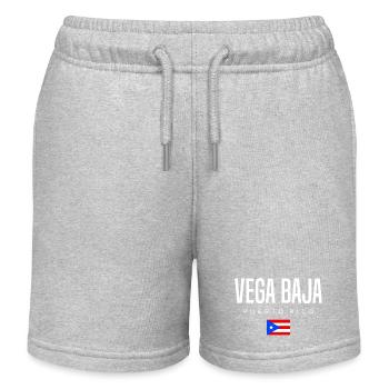 Vega Baja Puerto Rico Puerto-Ricaner - Kinder Organic Joggingshorts Mini Bolter von Stanley/Stella - Grau meliert - Vorne