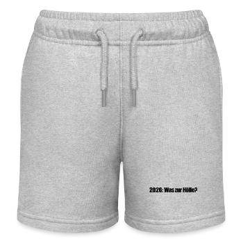 2026... was für ein Jahr bisher - Kinder Organic Joggingshorts Mini Bolter von Stanley/Stella - Grau meliert - Vorne