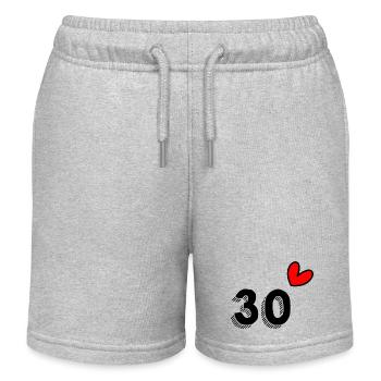 30 YEARS. 30th ANNIVERSARY. ANNIVERSARY 30 YEARS. 30 - Kids Organic Sweat Shorts by Stanley/Stella - heather grey - Front