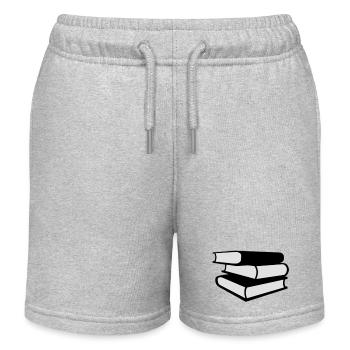 Bücher - Kinder Organic Joggingshorts Mini Bolter von Stanley/Stella - Grau meliert - Vorne