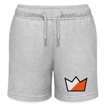 King of orienteering - Kids Organic Sweat Shorts by Stanley/Stella - heather grey - Front