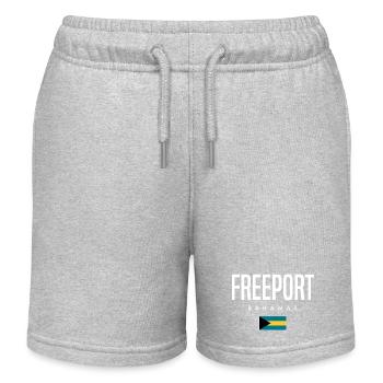 Freeport Bahamas - Short de jogging enfant bio Stanley/Stella - gris chiné - Devant