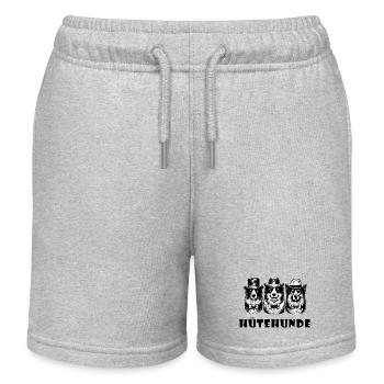 Herding Dogs – Dogs Border Collie Aussie Saying - Kids Organic Sweat Shorts by Stanley/Stella - heather grey - Front