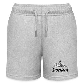Sibesiech - cooler Typ - Kinder Organic Joggingshorts Mini Bolter von Stanley/Stella - Grau meliert - Vorne
