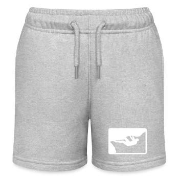Outdoor Boulderer - Kids Organic Sweat Shorts by Stanley/Stella - heather grey - Front