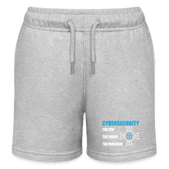 Lustiges Cybersicherheits-IT-Support-IT-Sicherheitsnetzwerk - Kinder Organic Joggingshorts Mini Bolter von Stanley/Stella - Grau meliert - Vorne