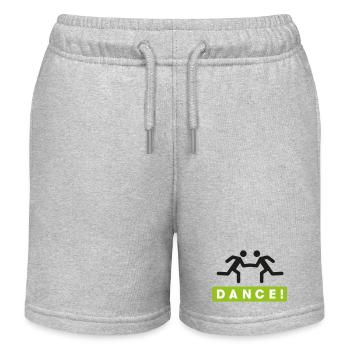 DANCE - Kinder Organic Joggingshorts Mini Bolter von Stanley/Stella - Grau meliert - Vorne