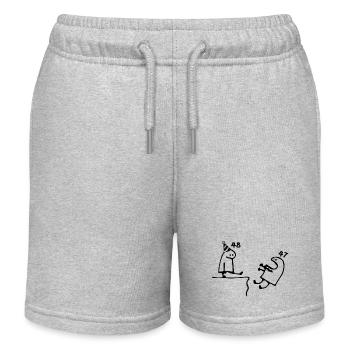 48 years: Farewell age 47 years, Happy 48th birthday - Kids Organic Sweat Shorts by Stanley/Stella - heather grey - Front