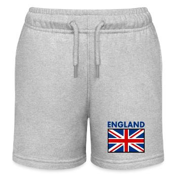 angleterre - Short de jogging enfant bio Stanley/Stella - gris chiné - Devant