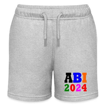 Abi 2024 - Kinder Organic Joggingshorts Mini Bolter von Stanley/Stella - Grau meliert - Vorne