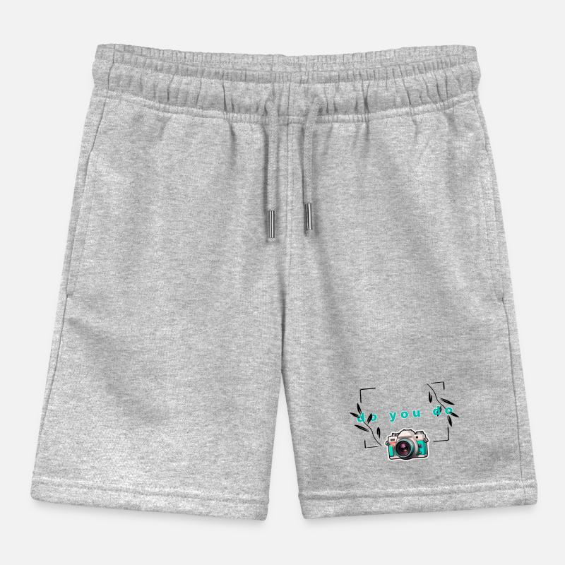 "Do yo do" Camera Kids Organic Sweat Shorts by Stanley/Stella