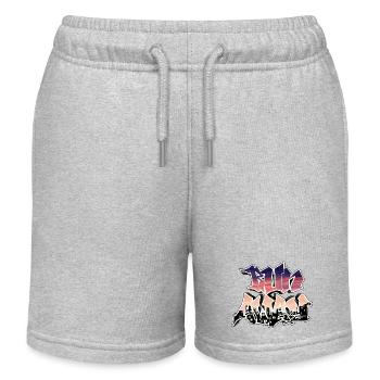 Run away - Short de jogging enfant bio Stanley/Stella - gris chiné - Devant