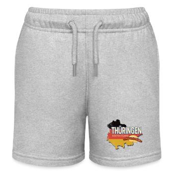 Thuringe Allemagne Souvenir d’État rétro - Short de jogging enfant bio Stanley/Stella - gris chiné - Devant