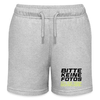 bitte keine fotos - Kinder Organic Joggingshorts Mini Bolter von Stanley/Stella - Grau meliert - Vorne