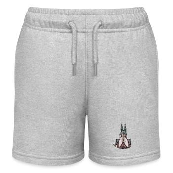 1908 Friedenskirche Kassel - Kinder Organic Joggingshorts Mini Bolter von Stanley/Stella - Grau meliert - Vorne