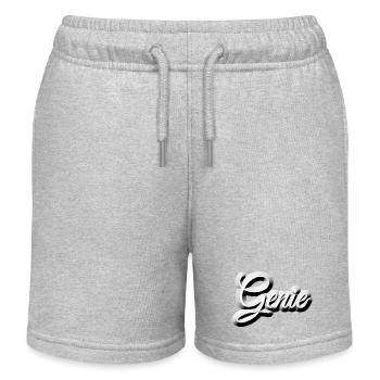 Nerd - GENIUS - Short de jogging enfant bio Stanley/Stella - gris chiné - Devant