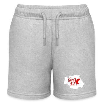 Die Keime - Kinder Organic Joggingshorts Mini Bolter von Stanley/Stella - Grau meliert - Vorne
