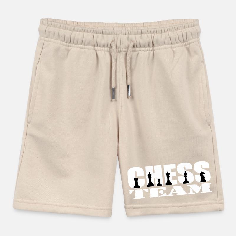 Chess Kids Organic Sweat Shorts by Stanley/Stella