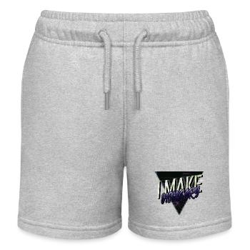 Love Cookery Gift for Cook Chef Grillmaster Puns - Kids Organic Sweat Shorts by Stanley/Stella - heather grey - Front