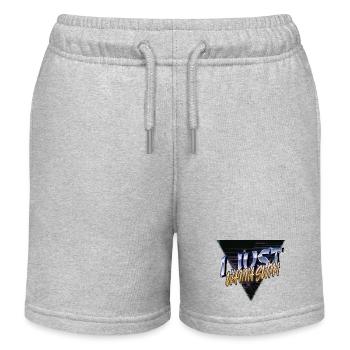 beach swim team apnoe swimmers happy - Kinder Organic Joggingshorts Mini Bolter von Stanley/Stella - Grau meliert - Vorne