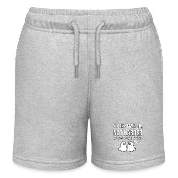 GHOST ZITATE 07 - Kinder Organic Joggingshorts Mini Bolter von Stanley/Stella - Grau meliert - Vorne