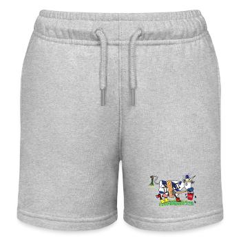 BAVARIAN UNICORN Fire Brigade - Kids Organic Sweat Shorts by Stanley/Stella - heather grey - Front