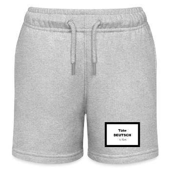 Tüte DEUTSCH - Kinder Organic Joggingshorts Mini Bolter von Stanley/Stella - Grau meliert - Vorne