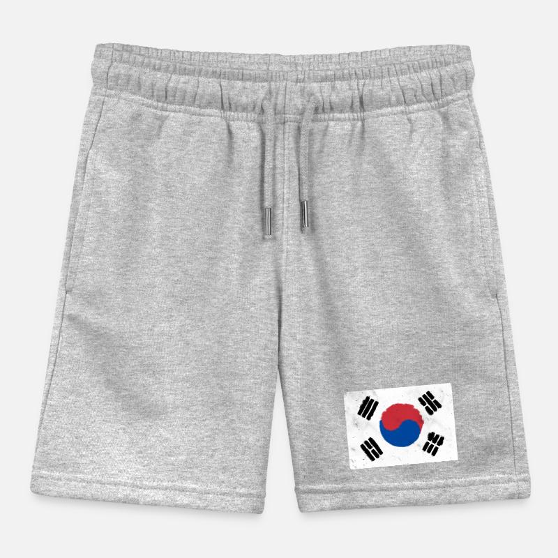 Drapeau de la Corée du Sud Short de jogging enfant bio Stanley/Stella