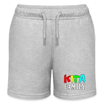 KITA Family - Kids Organic Sweat Shorts by Stanley/Stella - heather grey - Front
