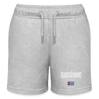 Guantánamo Cuba Cubains - Short de jogging enfant bio Stanley/Stella - gris chiné - Devant