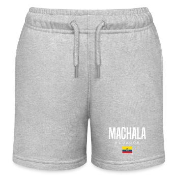Machala Ecuador Ecuadorianer - Kinder Organic Joggingshorts Mini Bolter von Stanley/Stella - Grau meliert - Vorne