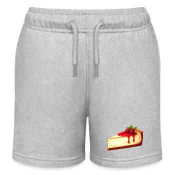 Cheesecake - Kids Organic Sweat Shorts by Stanley/Stella - heather grey - Front