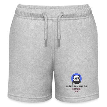 Groom and Co - Short de jogging enfant bio Stanley/Stella - gris chiné - Devant