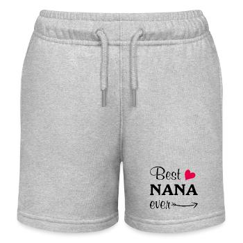 La meilleure nana de tous les temps - Short de jogging enfant bio Stanley/Stella - gris chiné - Devant