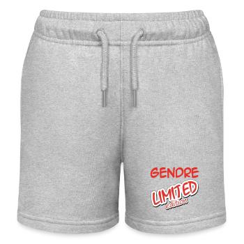 GENDRE LIMITED EDITION - Short de jogging enfant bio Stanley/Stella - gris chiné - Devant
