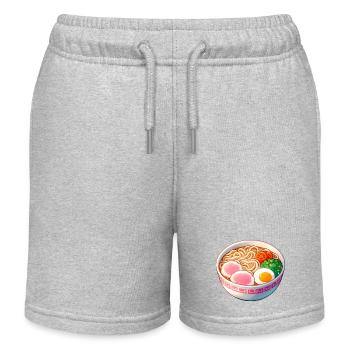 Ramen Meal Bowl - Kinder Organic Joggingshorts Mini Bolter von Stanley/Stella - Grau meliert - Vorne