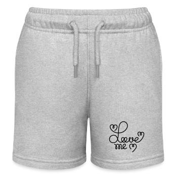 Love Me - Kinder Organic Joggingshorts Mini Bolter von Stanley/Stella - Grau meliert - Vorne