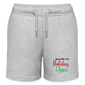 Spare Me The Holiday Cheer - Kinder Organic Joggingshorts Mini Bolter von Stanley/Stella - Grau meliert - Vorne