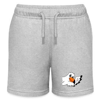 Salutation de mouette - Short de jogging enfant bio Stanley/Stella - gris chiné - Devant
