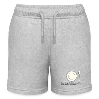 Daily Value of Broccoli - Kids Organic Sweat Shorts by Stanley/Stella - heather grey - Front
