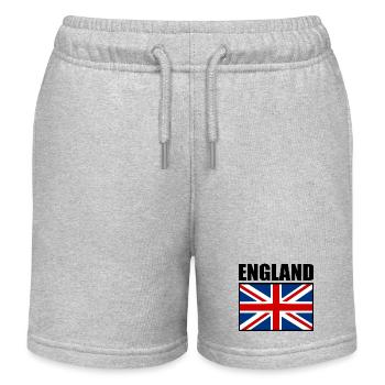 angleterre - Short de jogging enfant bio Stanley/Stella - gris chiné - Devant
