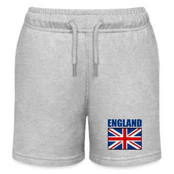angleterre - Short de jogging enfant bio Stanley/Stella - gris chiné - Devant