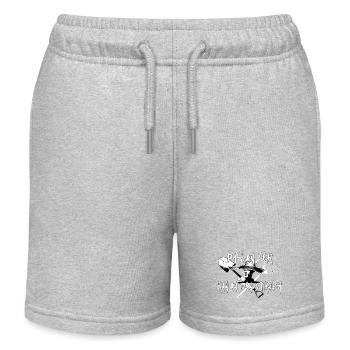 Pflanzer ...säen , pflanzen, giessen - Kinder Organic Joggingshorts Mini Bolter von Stanley/Stella - Grau meliert - Vorne