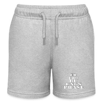 Trial phase - Kids Organic Sweat Shorts by Stanley/Stella - heather grey - Front