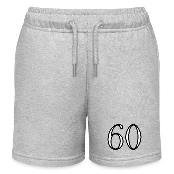60. 60 ANS. 60e ANNIVERSAIRE. ANNIVERSAIRE 60 ANS. - Short de jogging enfant bio Stanley/Stella - gris chiné - Devant