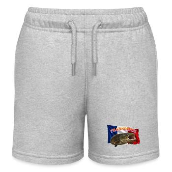 Wels Angeln Frankreich - Rhone Monster - Kinder Organic Joggingshorts Mini Bolter von Stanley/Stella - Grau meliert - Vorne